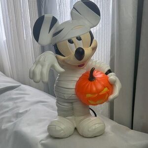 Disney Mickey Mouse Mummy with Pumpkin - White and Orange